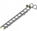 WERNER 77100 SREIES EXTENDING ROOF LADDER  3.1m 77101